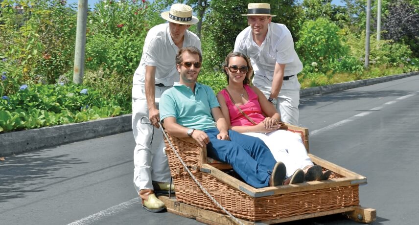 10-Local-Things-to-do-in-Funcal-Toboggan-Ride-on-Traditional-Wicker-Basket-Sledge