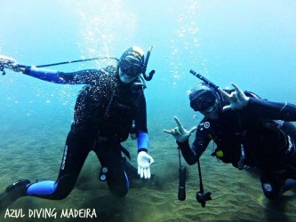 Try Scuba Diving in Caniçal Madeira