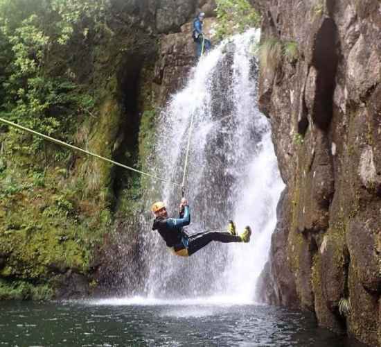 Canyoning na Madeira Ribeira do Lajeado Nivel 2