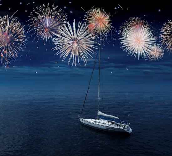 Unforgettable Madeira New Year's Eve Fireworks at Sea Sailing Yacht