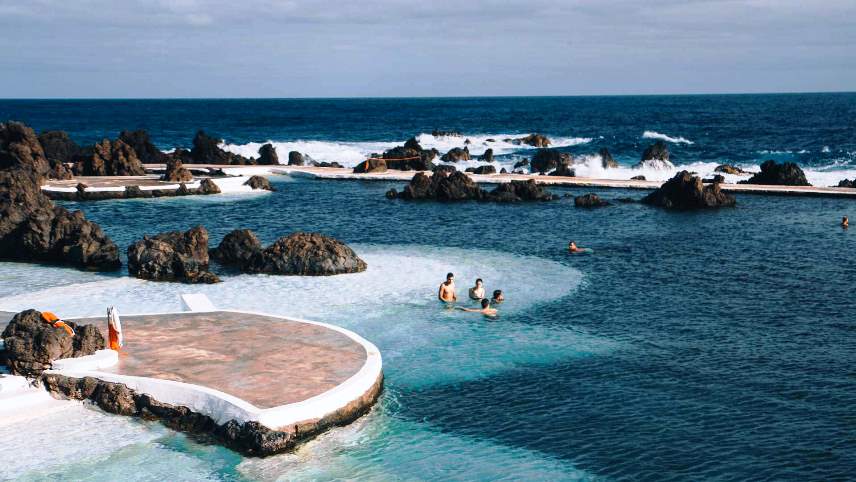 Best activities for families in Madeira island - Porto Moniz Pools