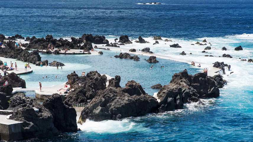 Madeira Island things to do Porto Moniz pools