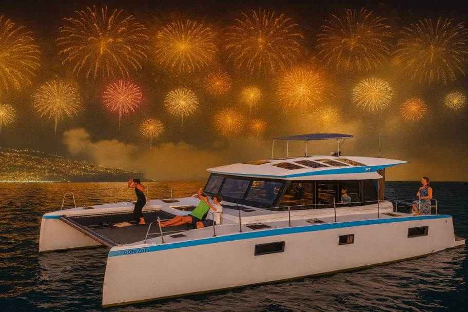Madeira New Year's Eve Fireworks Luxury Catamaran Tickets Madeira New Year's Eve Fireworks Luxury Catamaran Tickets