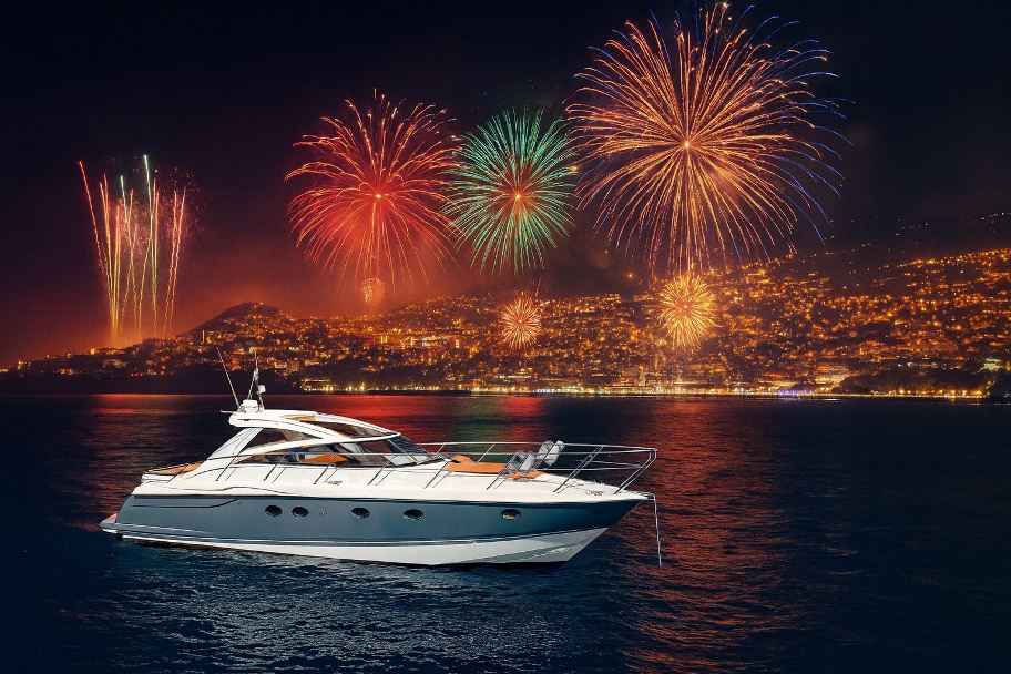 New Year’s Eve Fireworks Private Luxury Yacht New Year’s Eve Fireworks Private Luxury Yacht