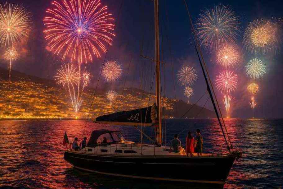 New Year’s Eve in Madeira on Sailing Yacht